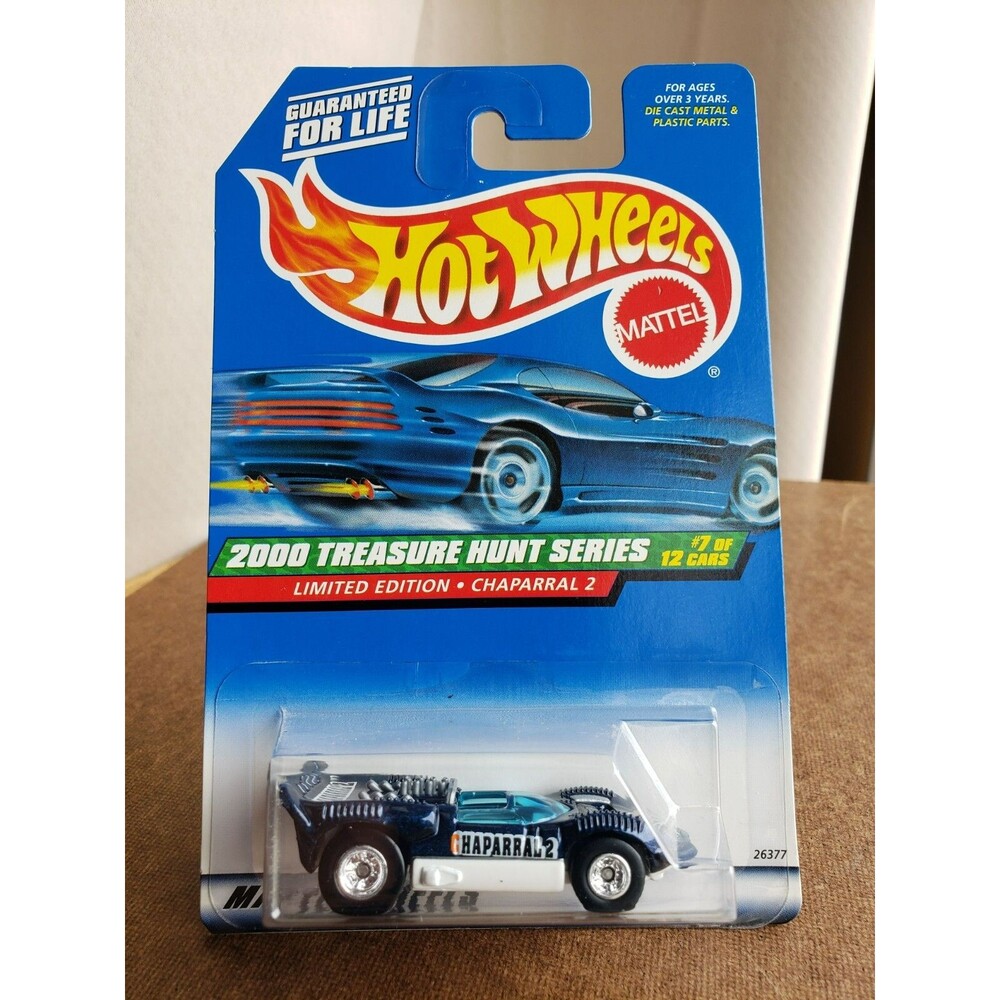 Hot Wheels CHAPARRAL 2 LTD ED Dark Blue 2000 TREASURE HUNT 7/12 1:64 26377 CDDRR